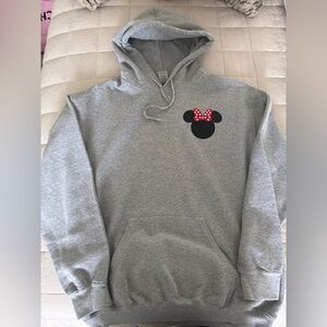 Pocket Minnie Mouse Adult Unisex Hoodie Sweatshirt